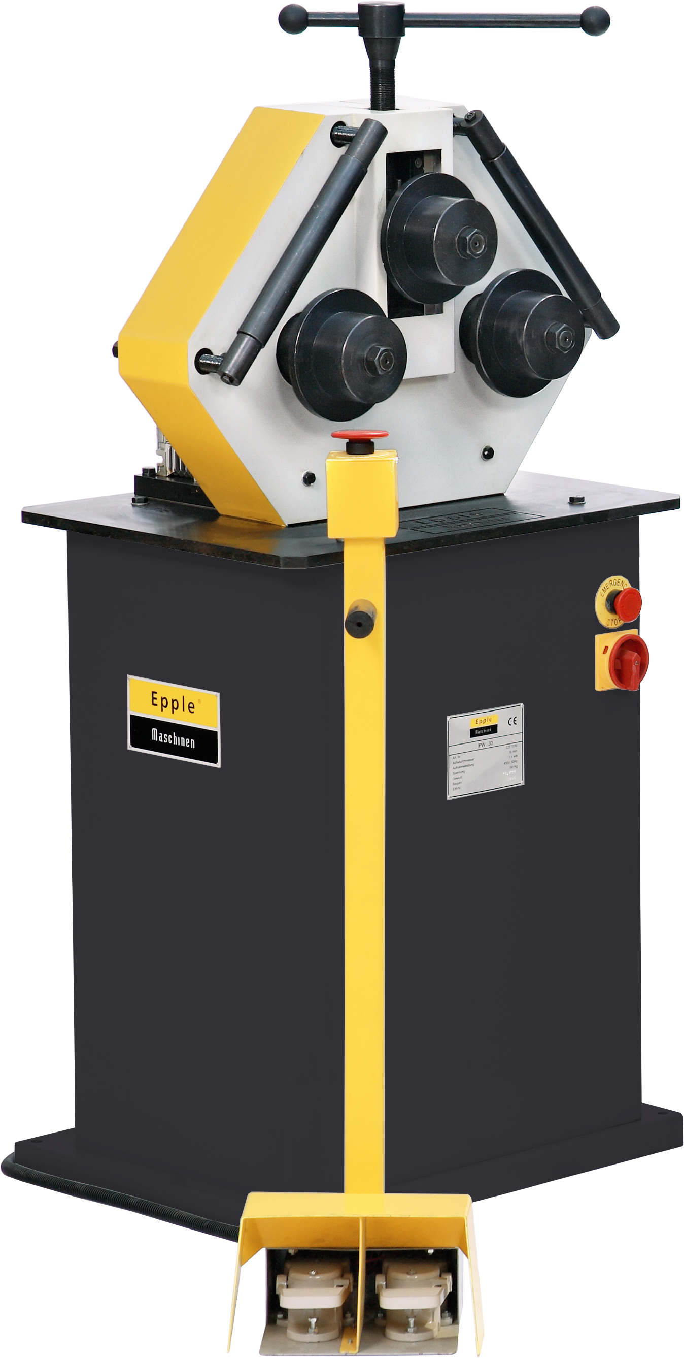 Cintreuse à galets motorisée PW 30 - corps monobloc en fonte - galets presseurs réglables - moteur 400V_0