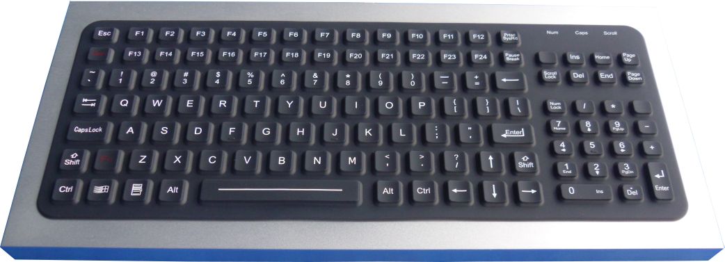 Clavier en silicone 24 touches de fonction en boîtier aluminium m376-kp-fn-dt_0