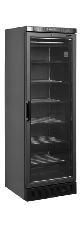 Congélateur vitré noir 300L - 1 porte vitrée - UFSC371G Black - 595x640x1840 mm_0