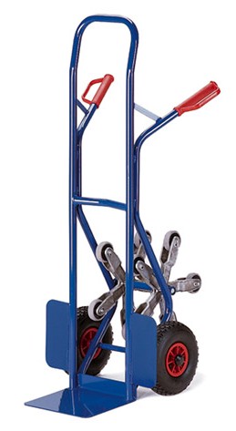 Diable pour escalier - 5 roues en étoile - Charge 150kg - Garantie 10 ans_0