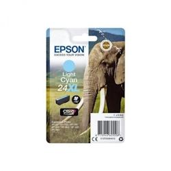 EPSON Cartouche d'encre T2435 XL Cyan Clair - Eléphant (C13T24354012) Epson - 3666373877525_0