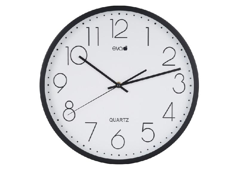 Eva horloge murale en PP blanc Ø35 cm - blanc plastique polypropylène 073931_0