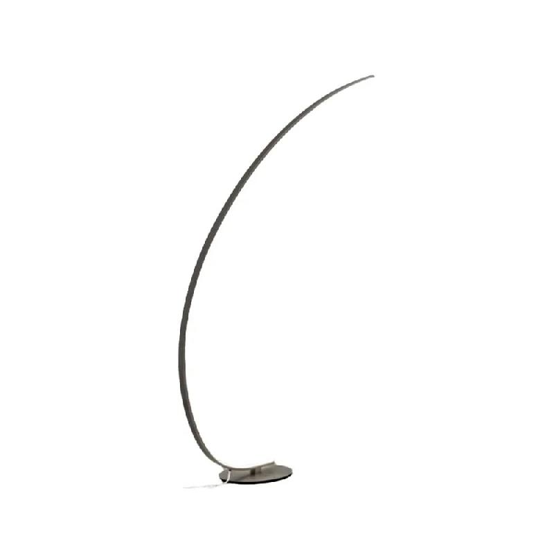 Gea Luce Lampadaire IOLE P/T - Structure en aluminium titane, LED 30W 1000lm 3000K, Push intégré Dimmable - Design minimaliste Gealuce - 8000000144997_0