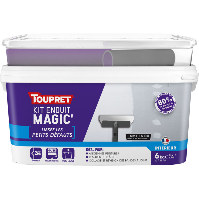 KIT ENDUIT MAGIC'LISSER TOUPRET 6KG