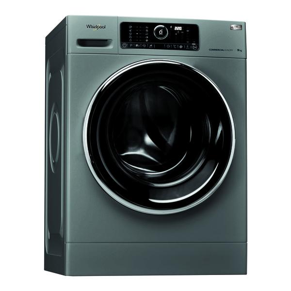 Lave-linge professionnel Whirlpool 9 kg - Moteur induction directe - 24 programmes - Classe énergétique B_0