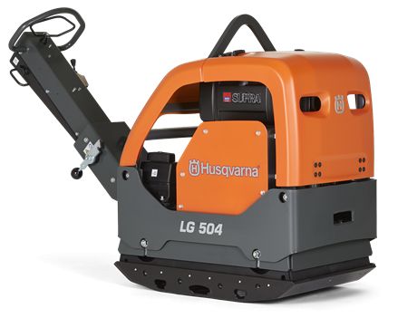 LG 504 compacteur à plaque réversible - Husqvarna - 550 mm - 470 kg - 32 m/min - moteur diesel 9.1 kW_0