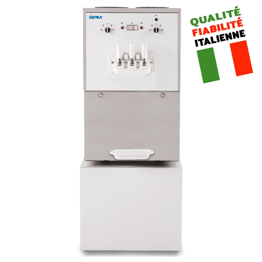 Machine à glace italienne professionnelle compacte - 2 parfums - Portofino 214 - 500 cornets/h_0