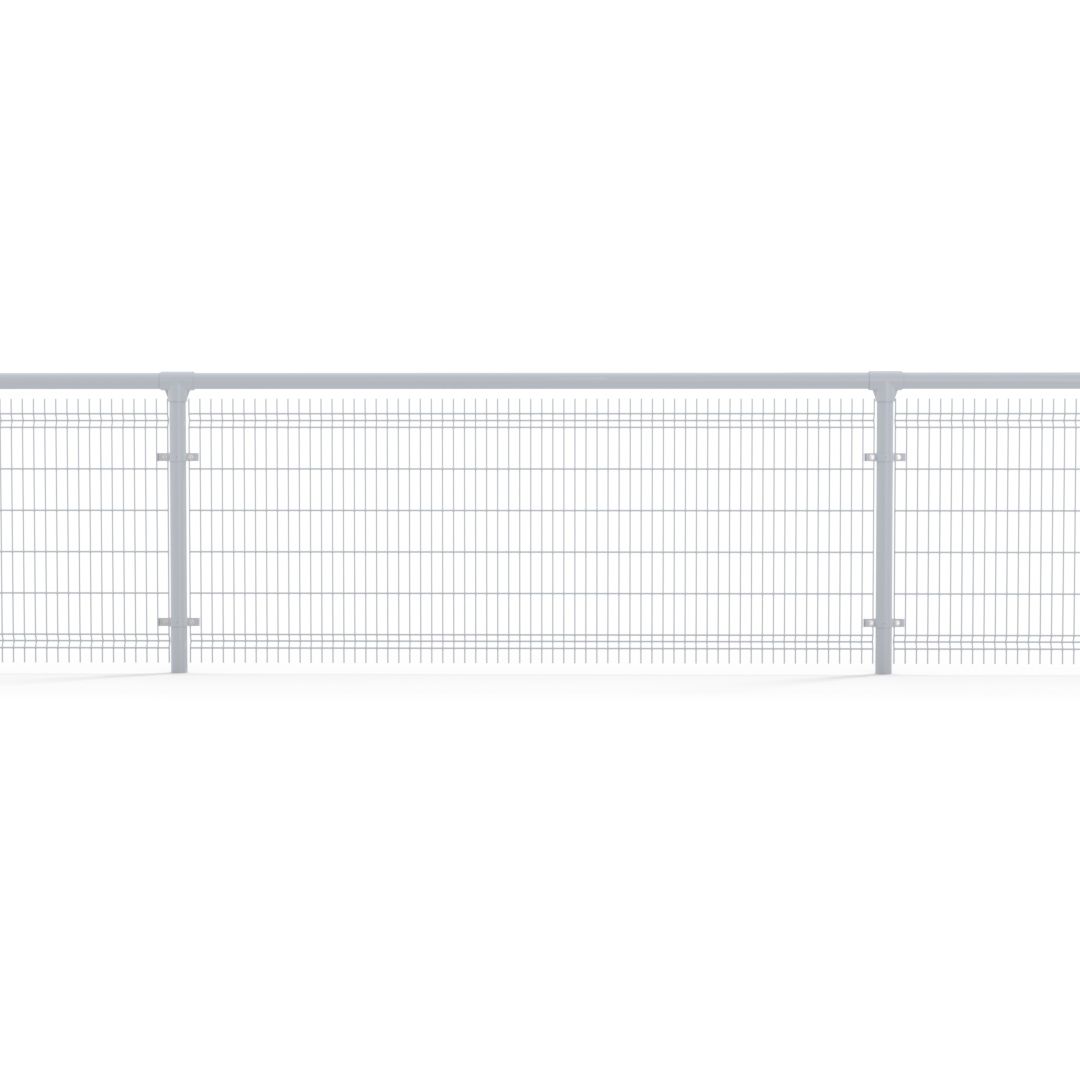 Main courante pour grille - matériaux variés - lisses et poteaux de 60 mm de diamètre_0