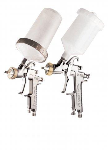 Pistolet manuel W400 WBX - Gravité à buses à ailettes - Largeur de jet 40 cm_0