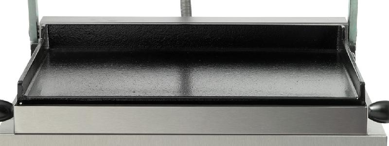 Plaque inférieure lisse pour gril professionnel multi contact intermédiaire - SK0149_0