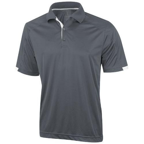 Polo Cool Fit manches courtes pour homme Kiso 39084920 - Protection UV UPF 15-39 - 100% micro polyester respirant_0