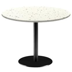Restootab - Table Ø120cm - modèle Rome terrazzo cassata - blanc TB-ROMXL-R120M-TER.CAS_0