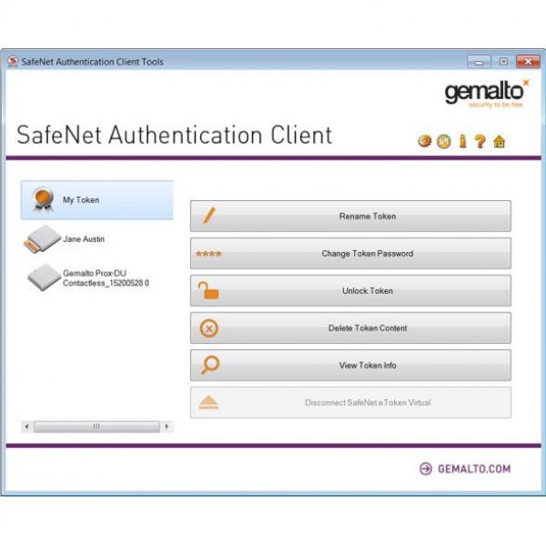 Safenet authentication client (sac)
