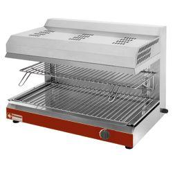 Salamandre gaz SX/81G - 4 niveaux de réglage - acier inoxydable - 740x375mm_0