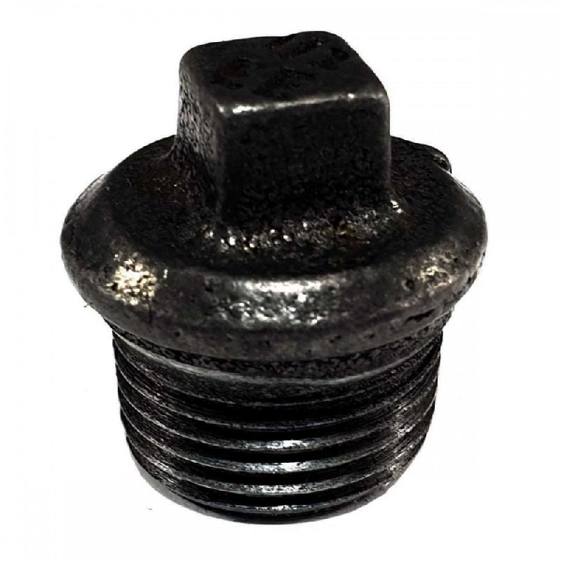 Sdinc2901521 - Bouchon mâle à collerette en acier fonte noire - 4 diamètres disponibles_0