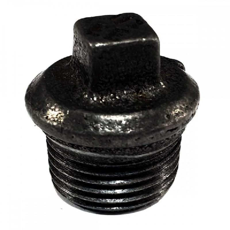 Sdinc2901521 - bouchon mâle à collerette acier fonte noire_0