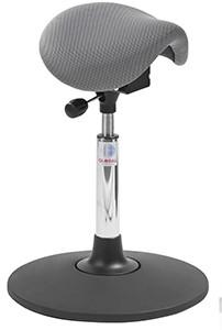 Siège assis-debout réglable - Mini Easy Seat Sway - Tissu 3D gris - Marque Rolléco_0