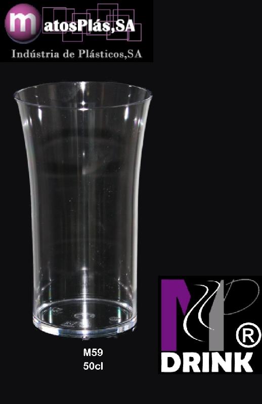 Verre à bière en polycarbonate 50cl - 10 coloris disponibles - Résistant lave-vaisselle et micro-ondes_0
