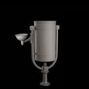 Poubelle publique 2274 000 - Melia - Neri - 37 L - Cylindrique - Fonte et acier galvanisé_0