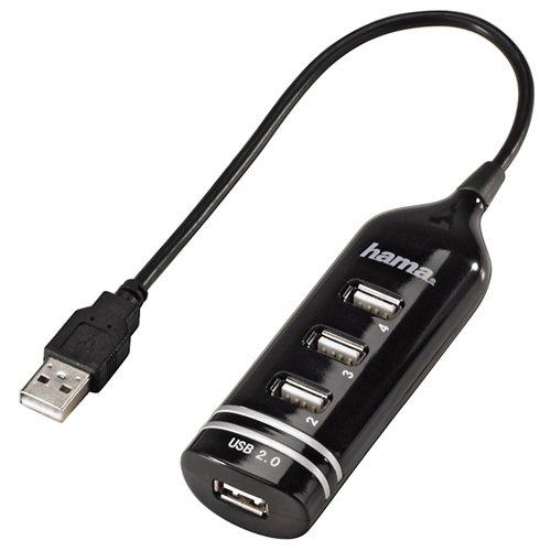 HAMA - 39776 - HUB 4 PORTS USB 2.0 - ALIMENTATION USB - NOIR_0