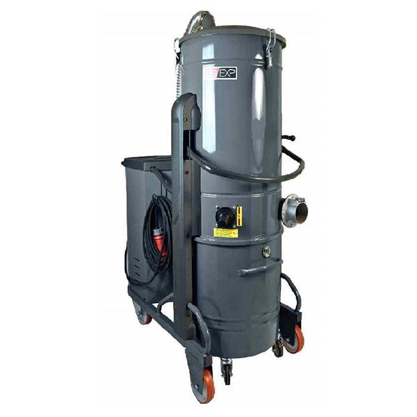 Aspirateur industriel ITDG75PSF - triphasé 7,5 kW - poussières et liquides - filtre étoile grande surface_0