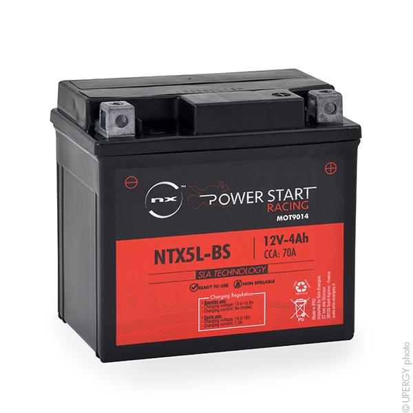 BATTERIE MOTO YTX5L-BS / NTX5L-BS 12V 4AH_0