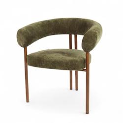 Bistromania Fauteuil d'intérieur COME - Tissu Vert - EX020_0