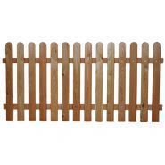 Clôture Bressanone - Clôtures en bois - Pircher - Mélèze alpin brossé - Dimensions 200 x 4,2 x 79 cm_0