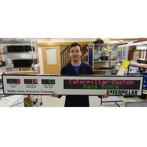 Compteur de jours sans accident - Adel Instrumentation - panneau sur mesure avec affichage personnalisé_0