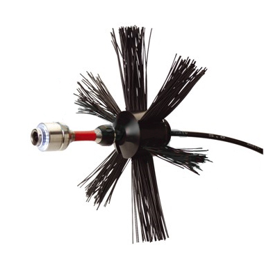 Étoile de centrage ø20cm - pour inspections de canalisations supérieures à ø150mm - balais interchangeables_0
