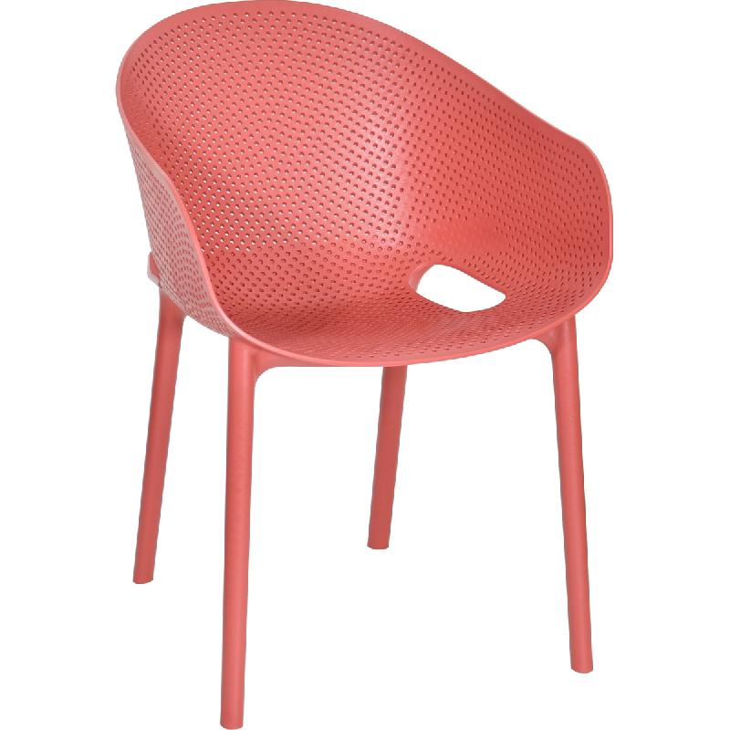 Fauteuil SKYPRO extérieur en polypropylène - Contemporain - Réf. 00670167NOI_0