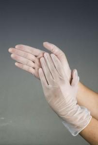Gants de protection Pronyl - vinyle non poudré, résistants aux détergents et produits désinfectants_0