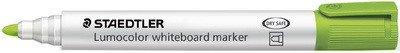 MARQUEUR POUR TABLEAU BLANC 351 LUMOCOLOR, VERT - LOT DE 12