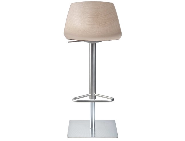 Miunn - Tabouret de bar design en bois clair, réglable en hauteur - Lapalma_0