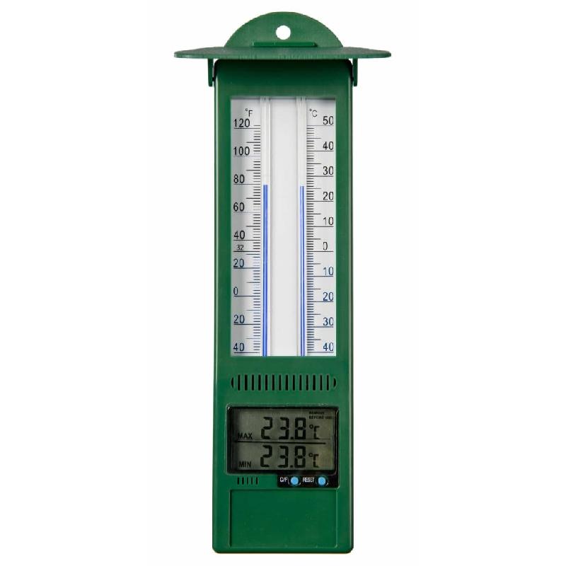 Nature thermomètre numérique min-max d'extérieur 9,5x2,5x24 cm 423527_0