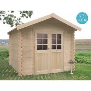 Petit abri de jardin en bois - s8311-1-sans plancher_0