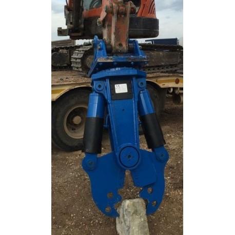 Pince de démolition rotative dhp350 pour pelle de 3 à 11 t_0