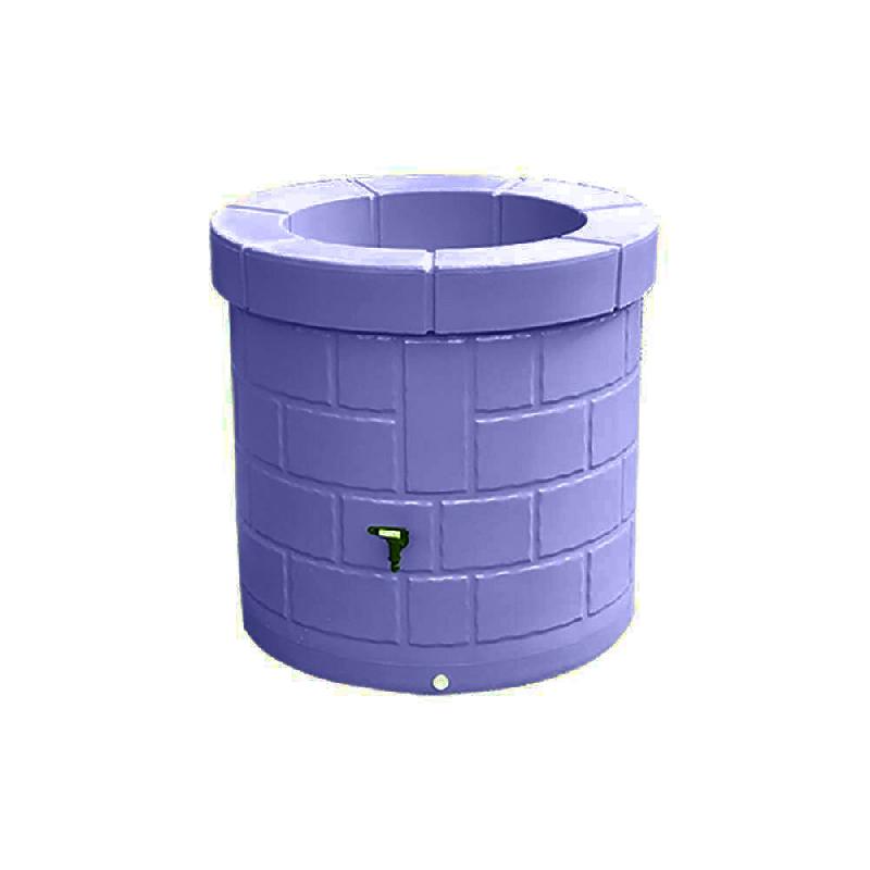 PLAST'UP ROTOMOULAGE Puits récupérateur d'eau de pluie 340l - LAVANDE - violet 0750122560110_0