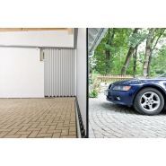 Porte de garage latérale - Cosywee - poids : 6 kg/m2 - fabrication sur mesure, manoeuvre coulissante et motorisée_0