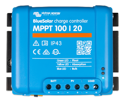 Régulateur de charge solaire mppt 20a 12/24/48v bluesolar victron_0