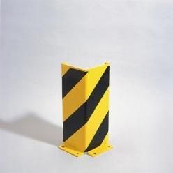 Sabot de protection antichoc en acier - Marquage noir/jaune - Plusieurs hauteurs disponibles_0
