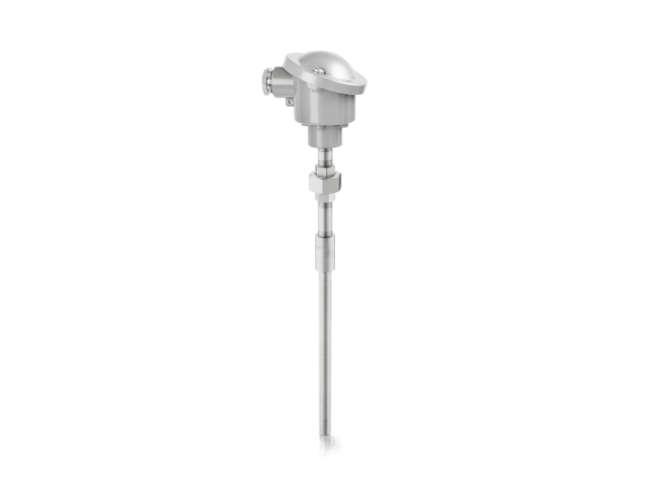 Sonde thermocouple OPTITEMP TCA-TW58 - pour vitesses d'écoulement et pressions élevées, doigt de gant massif, -40…+600 °C_0