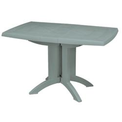 Table de Jardin pliante en résine VEGA -   - 118 x 77 cm Vert d'eau GROSFILLEX - 3100038176856_0