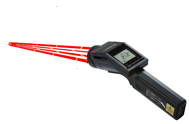 Thermomètre infrarouge portatif bifocale Optris LS LT - Température -35°C à 900°C - Optique commutable et alarme sonore/visuelle_0