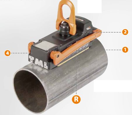 Tml 400 r - électroaimant de levage - alfra - capacité de charge maxi. : 400 kg_0