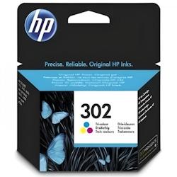 302 Cartouche d'encre trois couleurs authentique (F6U65AE) pour imprimantes HP DeskJet 2130/3630 et OfficeJet 3830_0