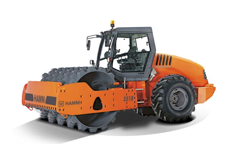 3518 HT P H176 - Compacteur monocylindre à pieds dameurs - Hamm - Poids 18 025 kg_0