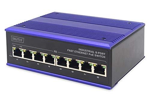 ASSMANN Electronic DN-650108 - Commutateur réseau Fast Ethernet (10/100) - 8 ports RJ-45 avec PoE_0