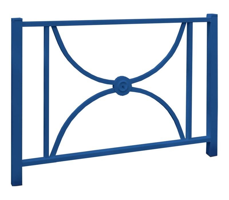 Barrière Mansart 150 - Serem - longueur 150 cm, hauteur hors sol 105 cm, tube acier avec peinture époxy antirouille_0