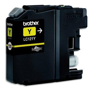 Brother cartouche jet d'encre jaune lc121y_0